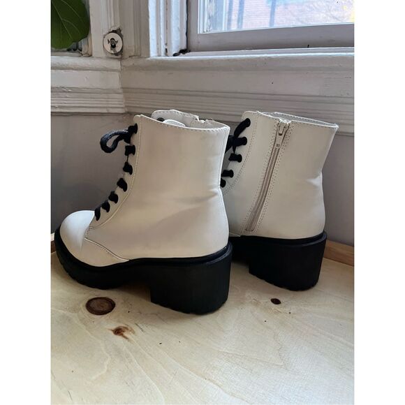 Off White Combat Boots Size 7 - Picture 5 of 7
